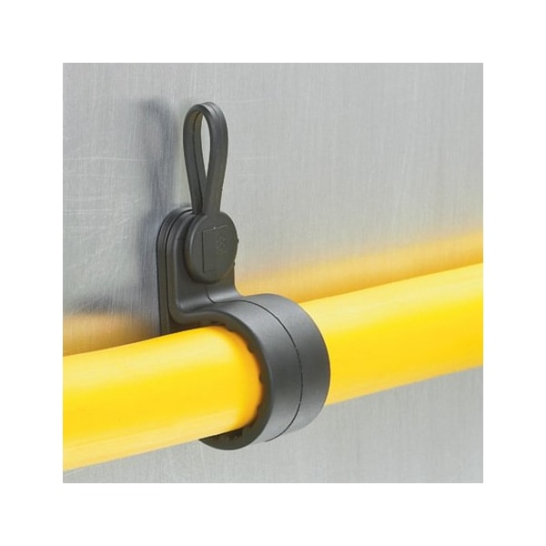 Panduit Cable Clip, Nylon 6/6, 1 in Bundle Dia., Black, 200 PK PC100-H25D-T0 - main